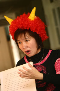 這次采蓉媽媽扮演的是巫婆喔