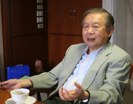 台灣松下電器公司董事長洪敏弘先生，同時也擔任國藝會「國藝之友」召委會會長，暢談文化藝術的參與及贊助經驗。攝影／蘇怡如