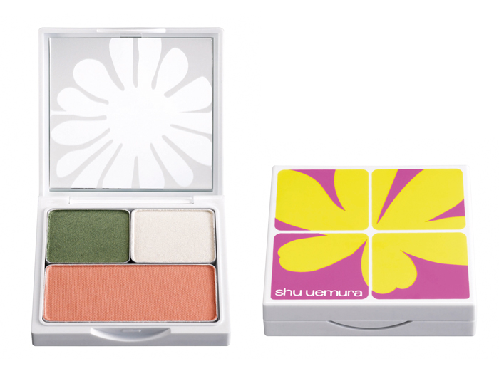 林明弘與植村秀合作的《綻放的軌跡》眼彩盤之一「夢語檸檬」。