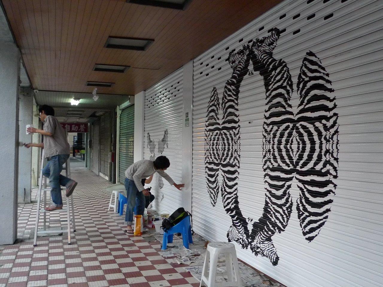 臨中華路一側的UrbanCore Gallery是一個開放式的藝文空間。