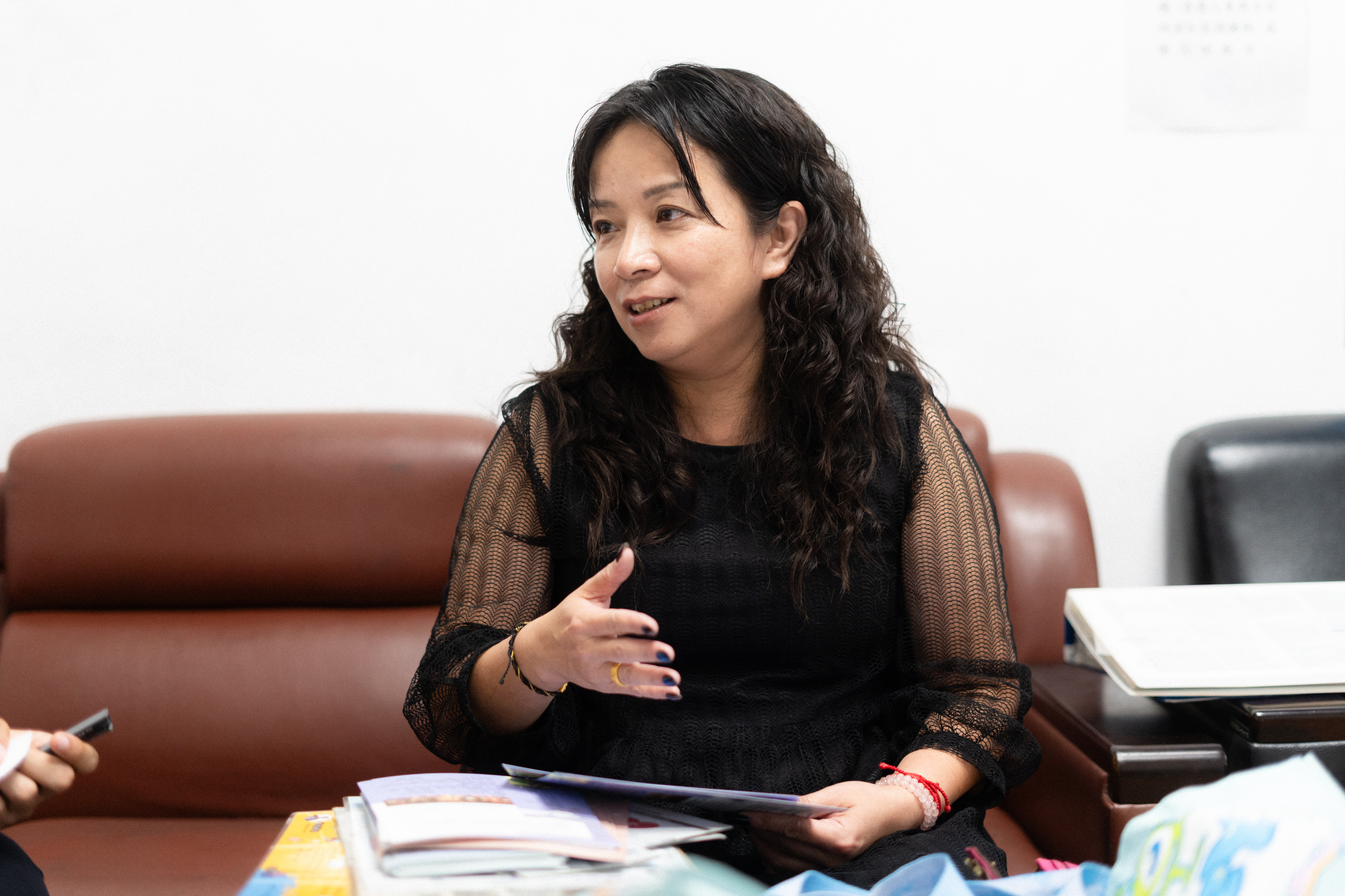 聯電文教基金會專案經理何蕙萍。（攝影／林家賢）