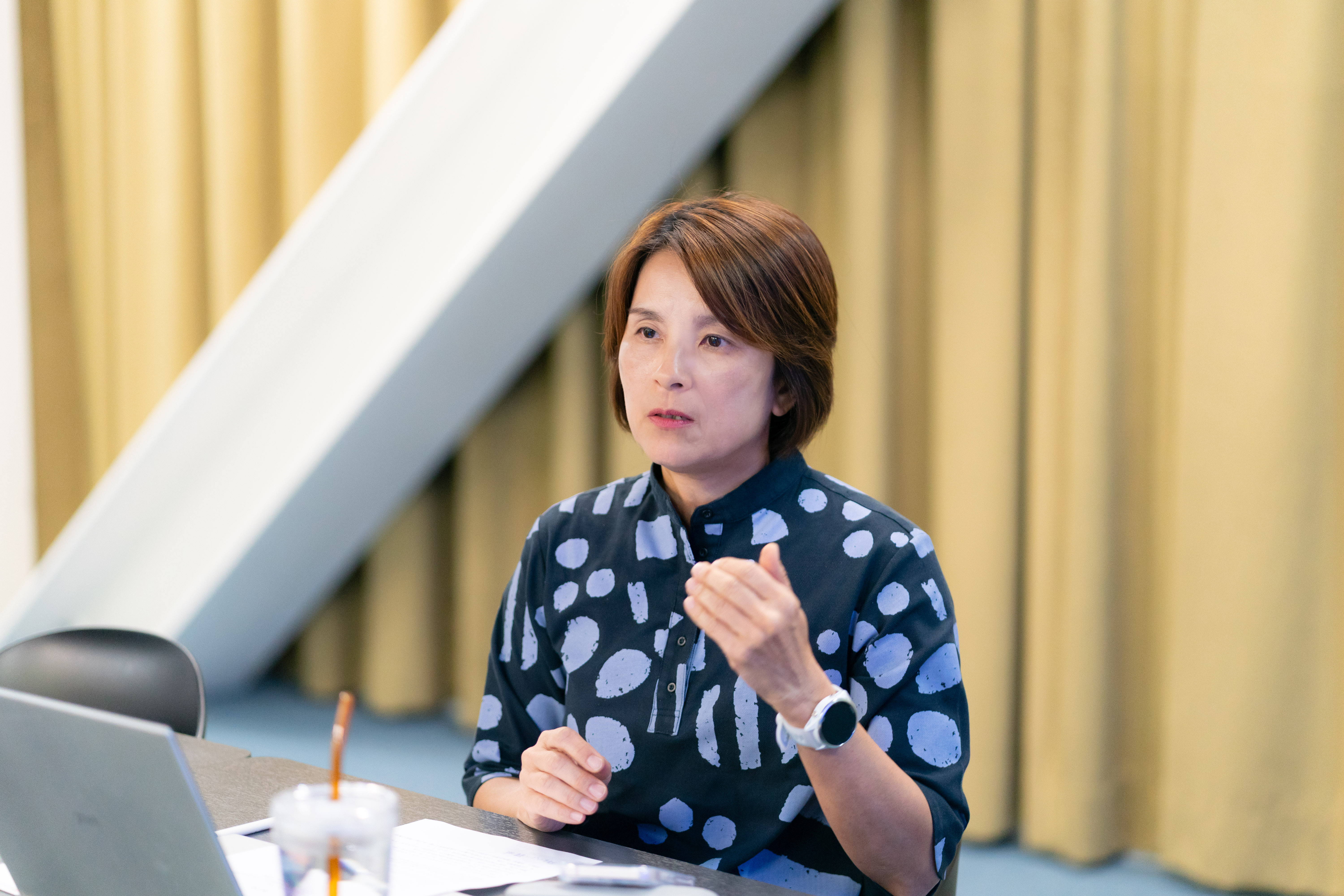 北藝中心公關部經理暨永續長張玉玲。(攝影/林家賢)